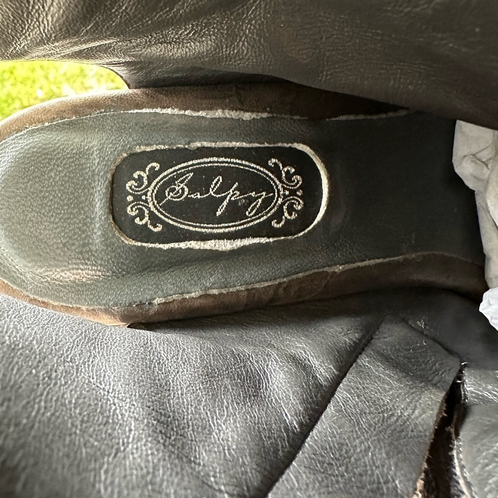 Salpy Hand sewn Peep-Toe Ankle Boots softest leather - Picture 4 of 11